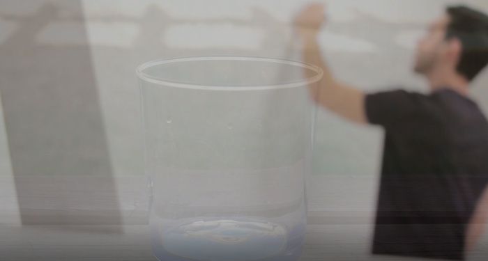 el peso del vaso